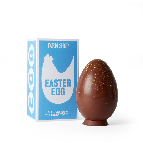 Milk Chocolate Egg with Cinder Toffee