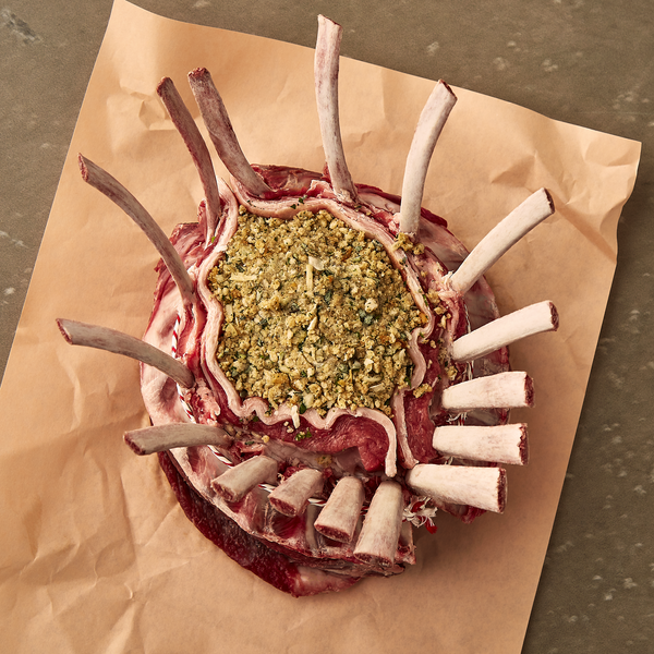 Crown of Lamb with Apricot Stuffing