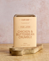 Chicken and Butter Bean Crumble - Durslade Farm Shop